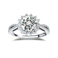 Linda's Look — Stellar Halo Moissanite Ring by Linda's Look