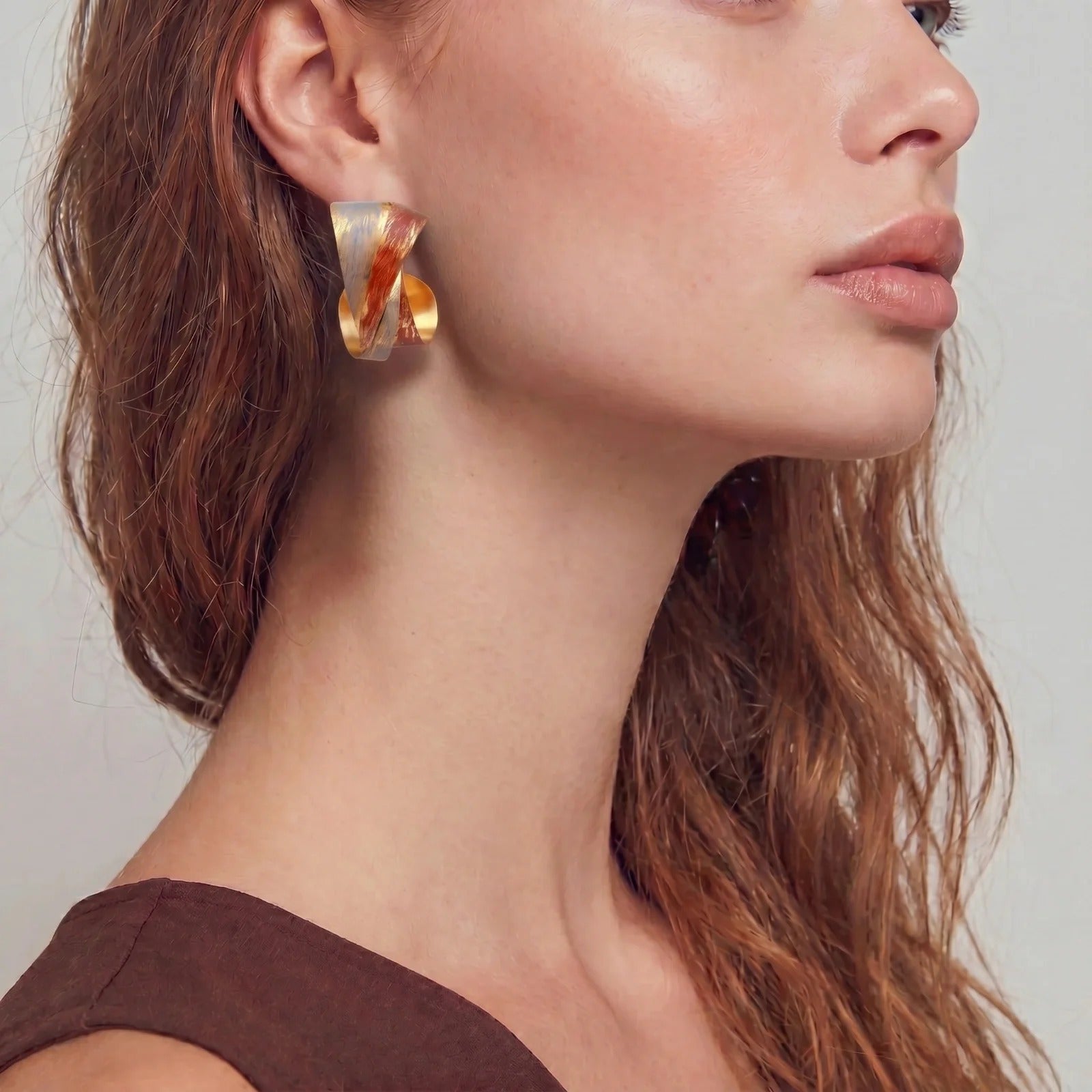 Linda's Look — Twisted Flame Hoops by Linda's Look