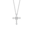 Linxi Pave Cross Collarbone Necklace