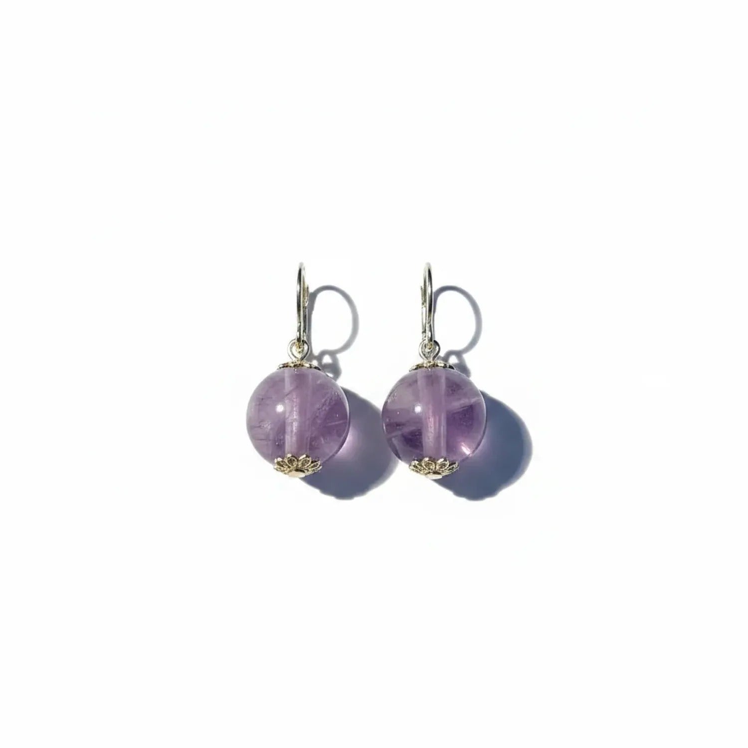 Minan Vintage Purple Pearl Necklace, Bracelet & Earrings Set