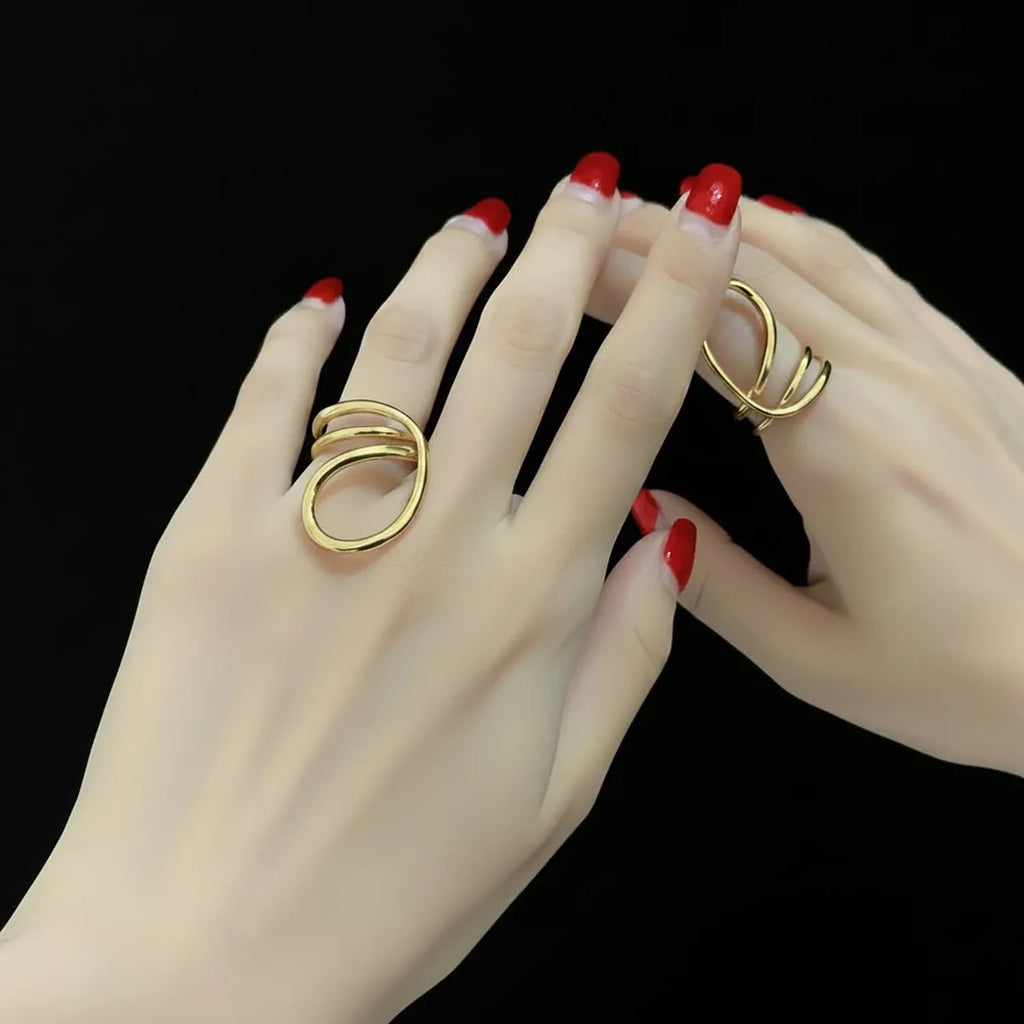 Minimalist Hip-Hop Open Ring