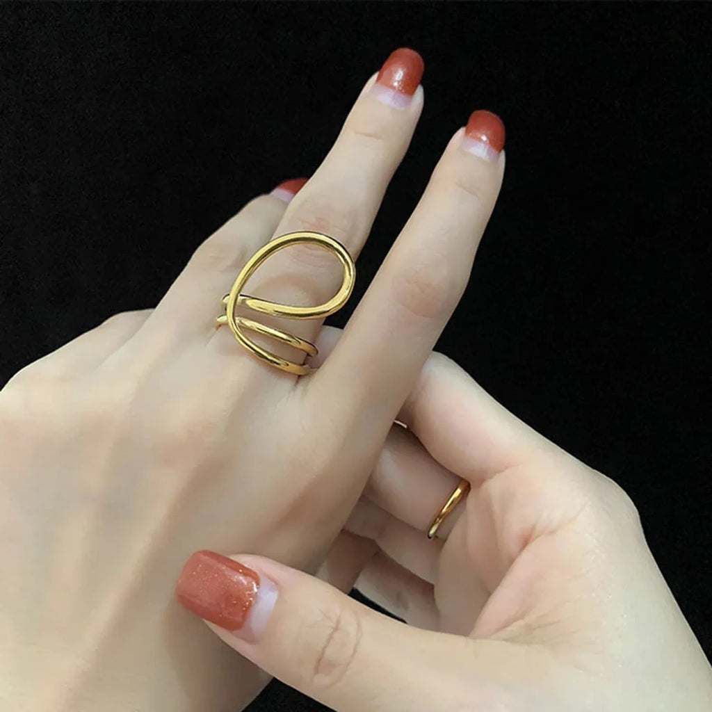 Minimalist Hip-Hop Open Ring