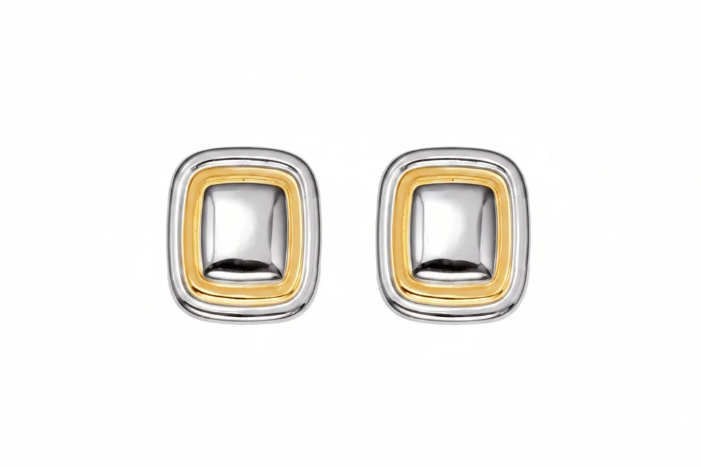 Minimalist Stainless Steel Geometric Earrings