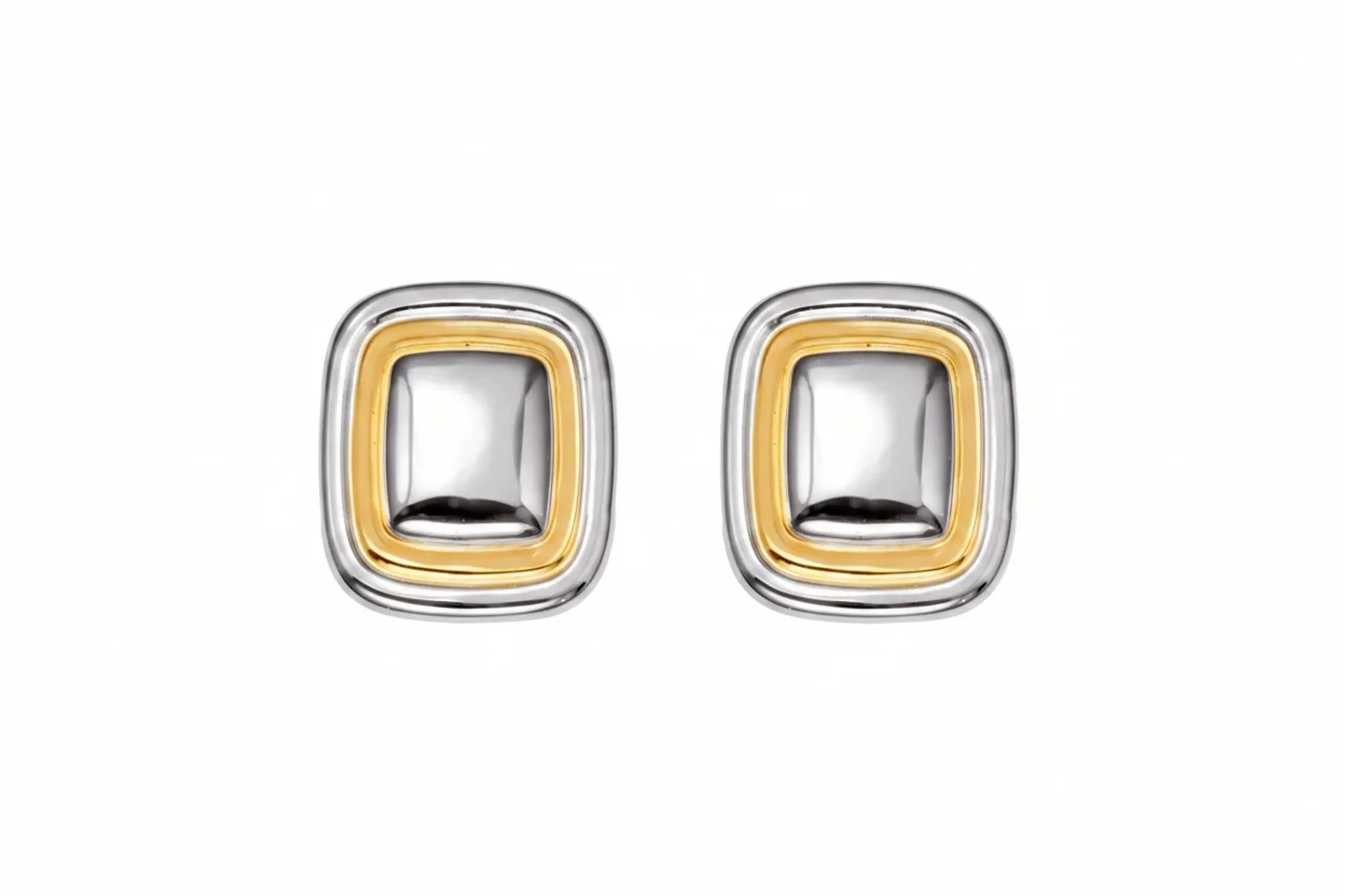 Minimalist Stainless Steel Geometric Earrings