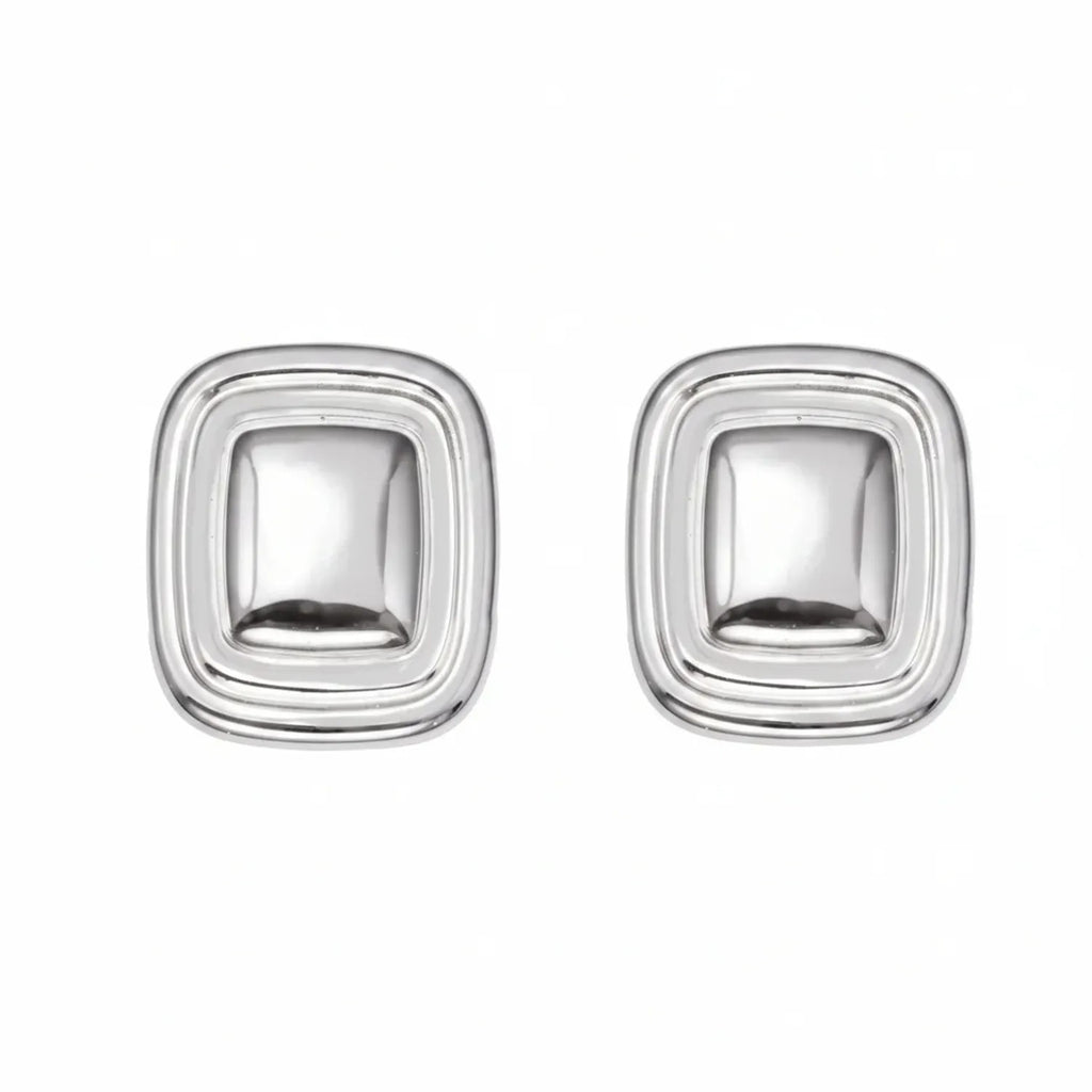 Minimalist Stainless Steel Geometric Earrings