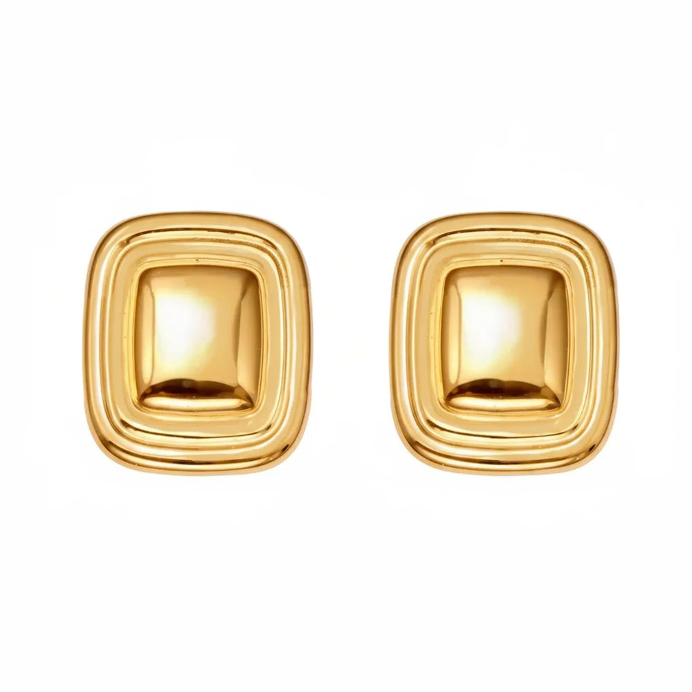 Minimalist Stainless Steel Geometric Earrings