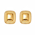 Minimalist Stainless Steel Geometric Earrings