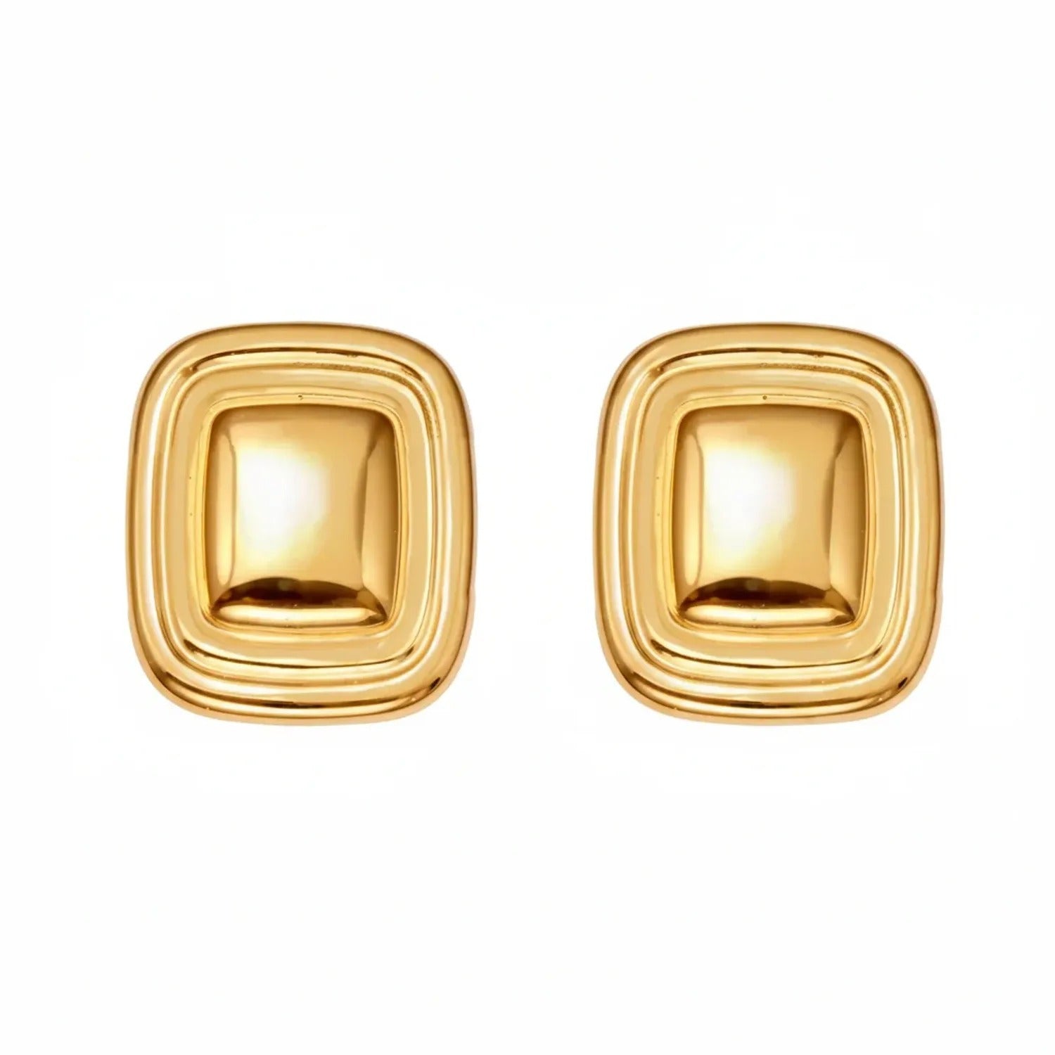 Minimalist Stainless Steel Geometric Earrings