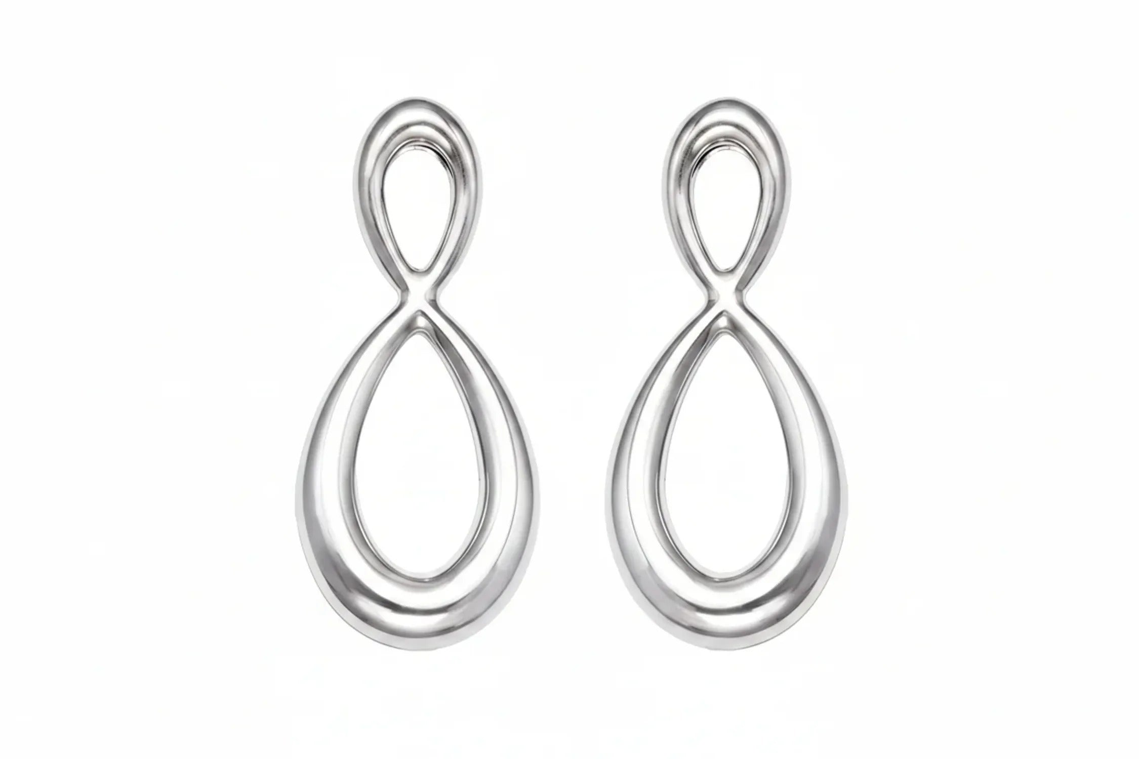 Minimalist Stainless Steel Geometric Earrings