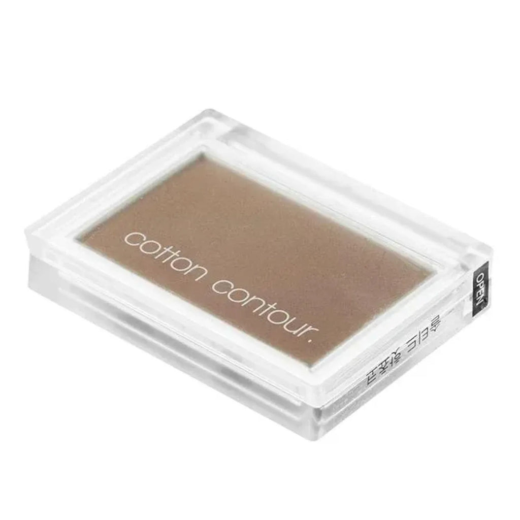 Missha — Missha Cotton Contour 4g #Salted HotChoco - Korean Skin Care Powder Bronzer
