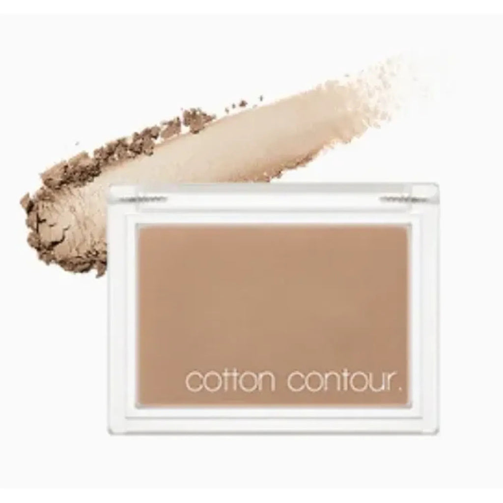 Missha — Missha Cotton Contour 4g #Salted HotChoco - Korean Skin Care Powder Bronzer