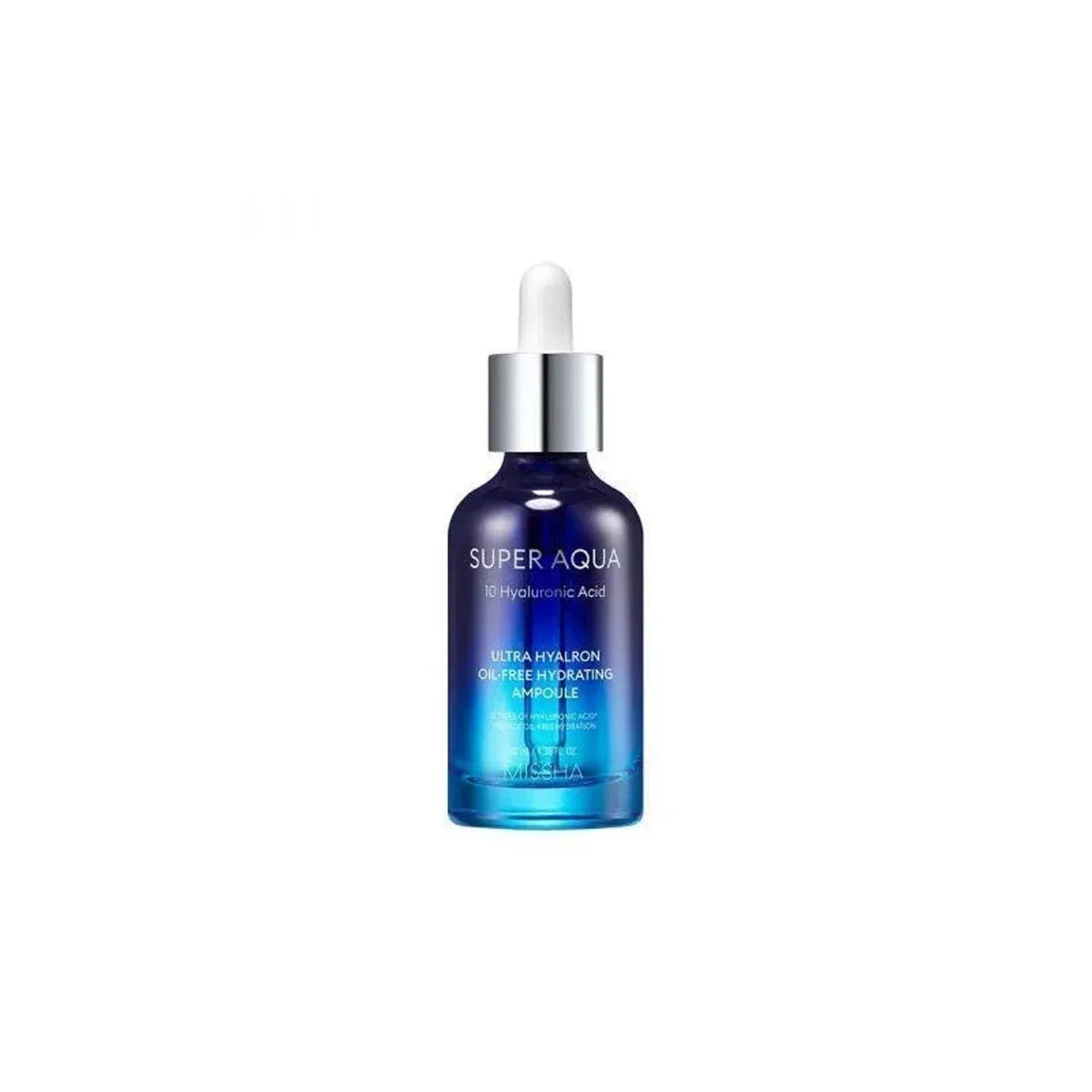 Missha — Missha Super Aqua Ultra Hyalron Ampoule 47ml - Hydrating Hyaluronic Acid Serum