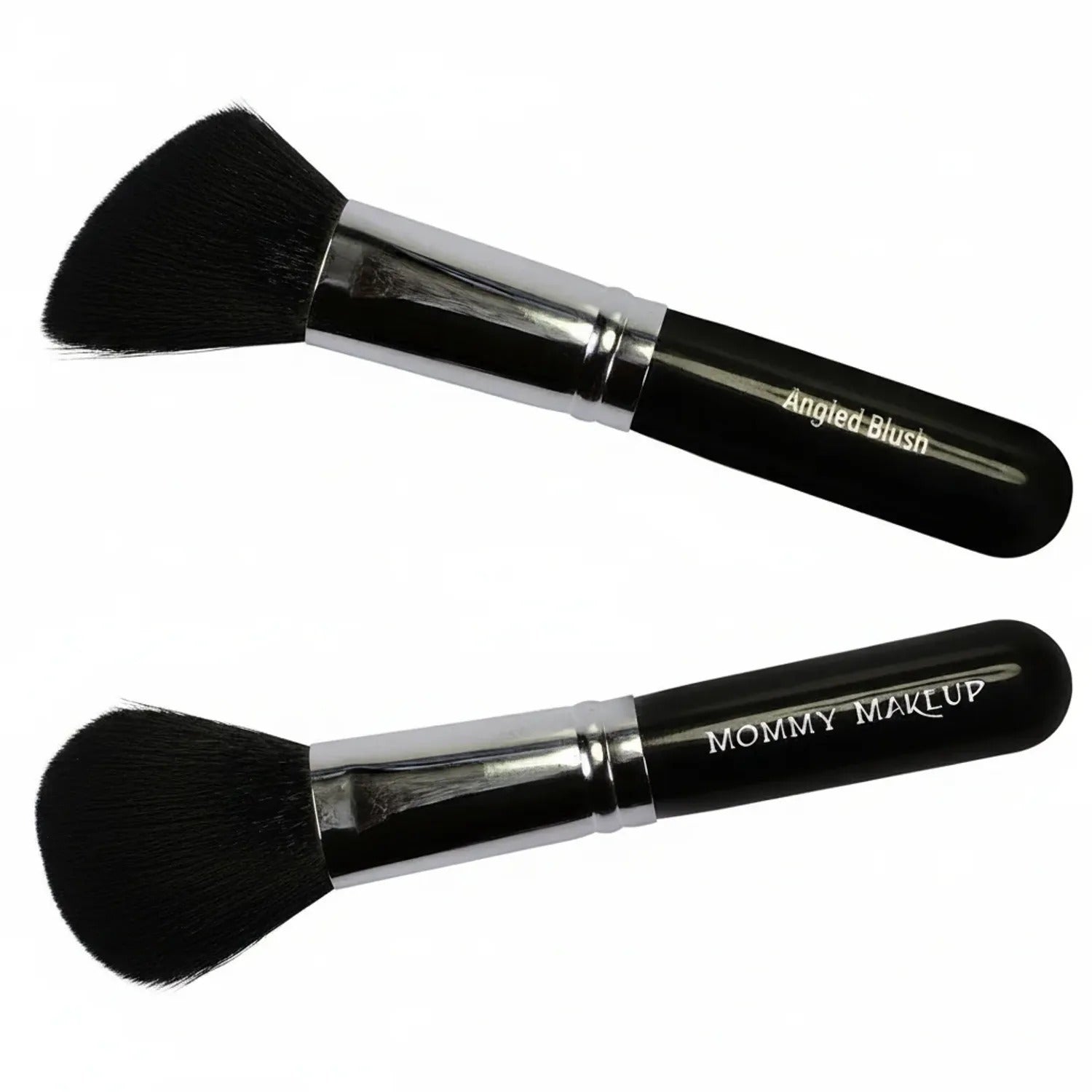 Mommy Makeup — Angled Blush Brush - Hand cut, Vegan, Cruelty-free