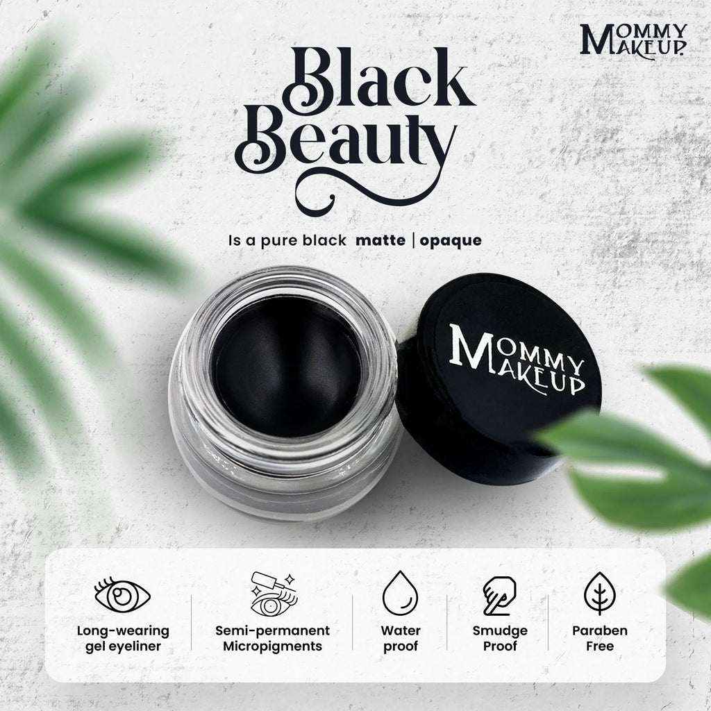 Mommy Makeup — Black Beauty Stay Put Waterproof Gel Eyeliner w/ Micropigments