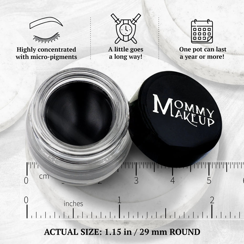 Mommy Makeup — Black Beauty Stay Put Waterproof Gel Eyeliner w/ Micropigments