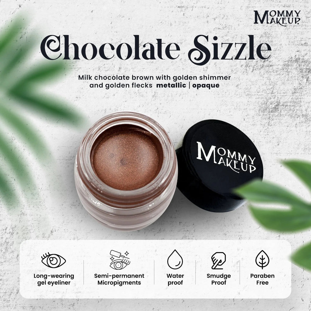 Mommy Makeup — Chocolate Sizzle Stay Put Waterproof Gel Eyeliner w/ Micropigments