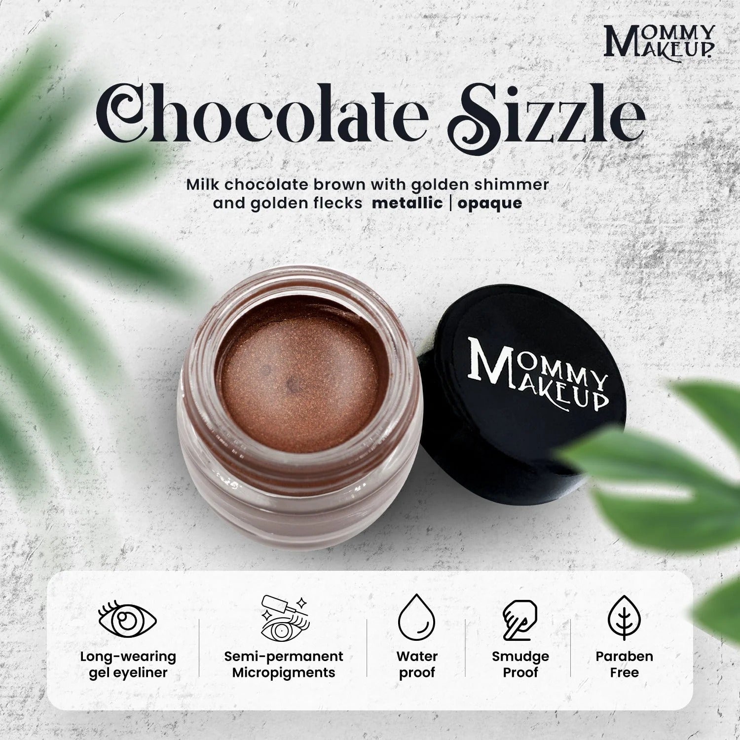Mommy Makeup — Chocolate Sizzle Stay Put Waterproof Gel Eyeliner w/ Micropigments