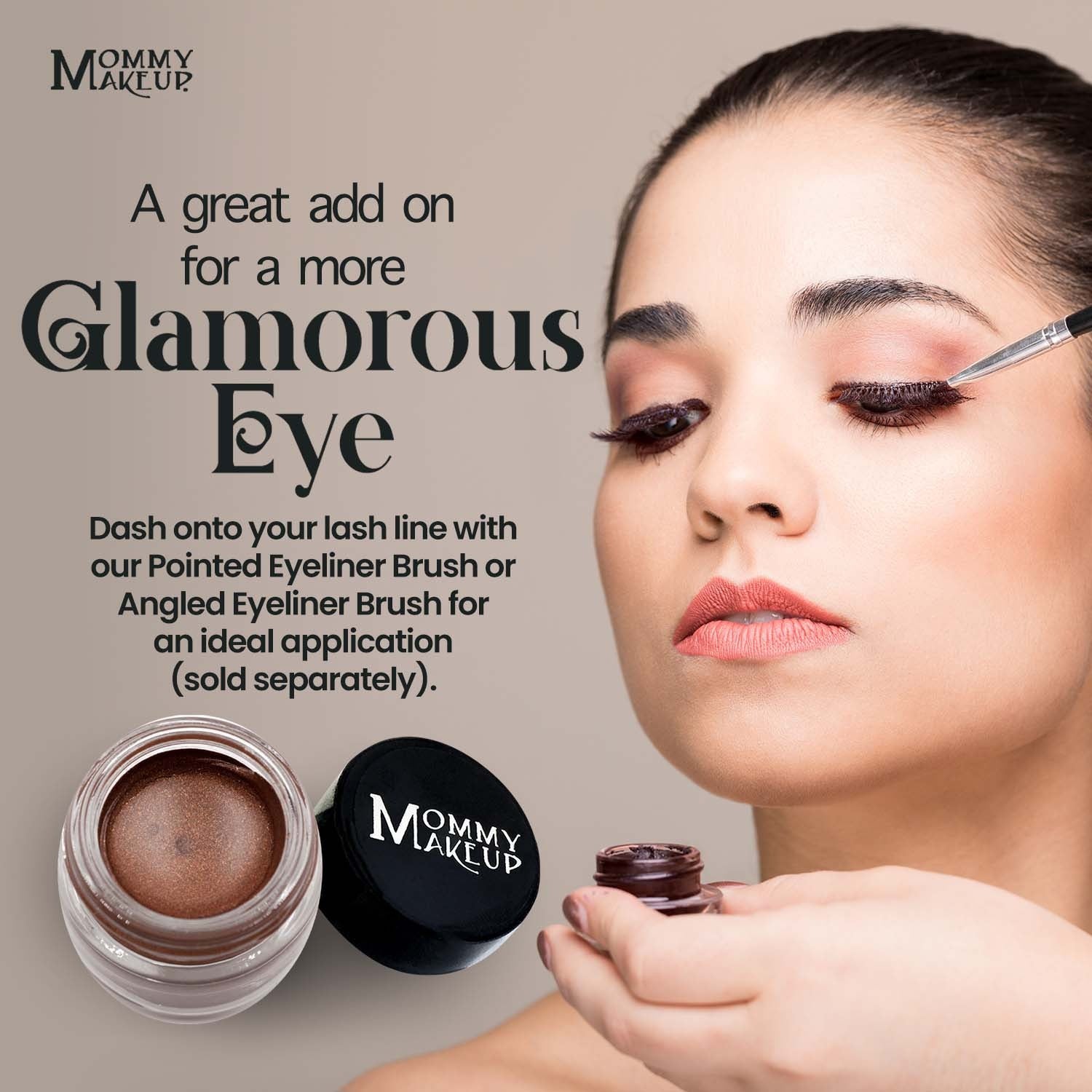 Mommy Makeup — Chocolate Sizzle Stay Put Waterproof Gel Eyeliner w/ Micropigments
