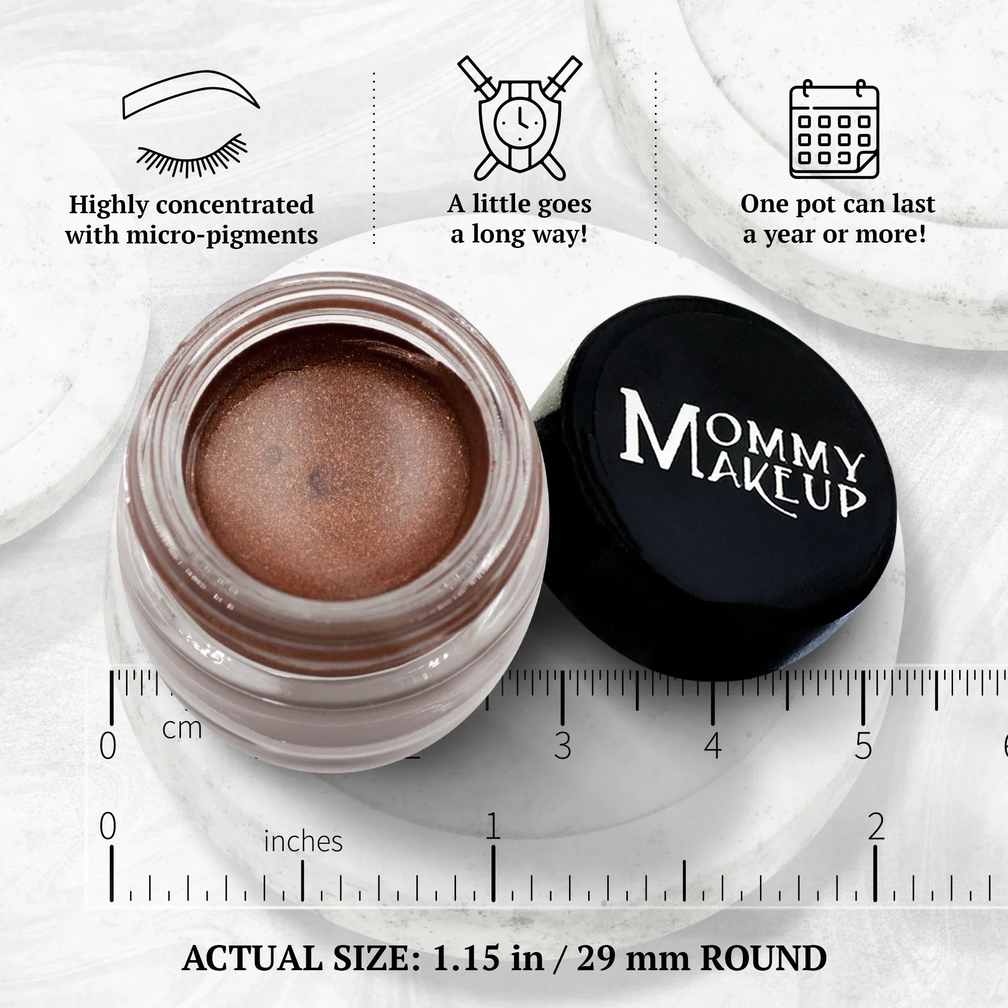 Mommy Makeup — Chocolate Sizzle Stay Put Waterproof Gel Eyeliner w/ Micropigments