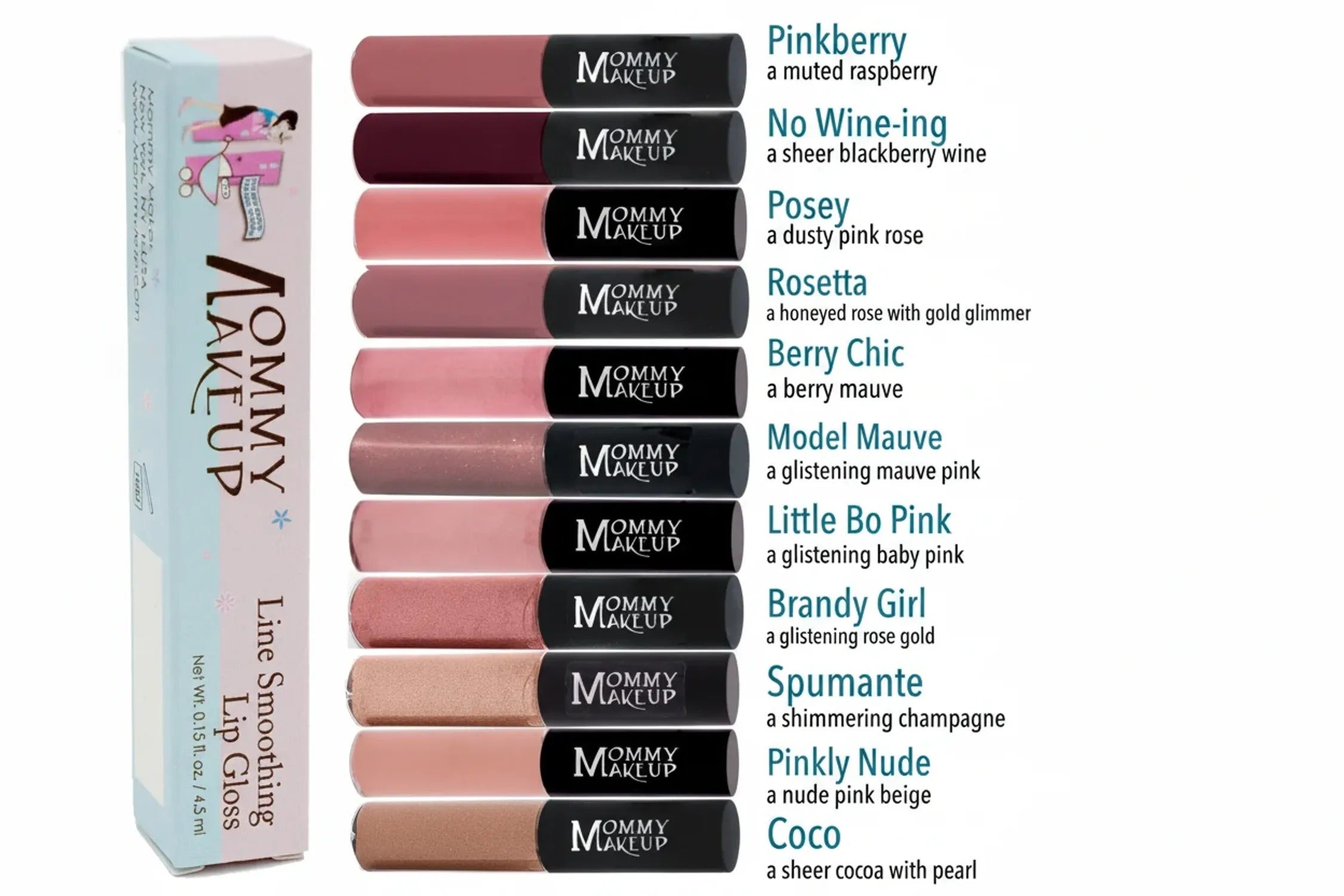Mommy Makeup — Line Smoothing Lip Gloss | Paraben-free Plumping Gloss - Berry Chic