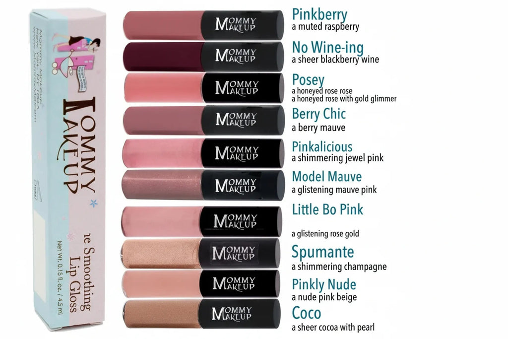 Mommy Makeup — Line Smoothing Lip Gloss | Paraben-free Plumping Gloss - No Wine-ing