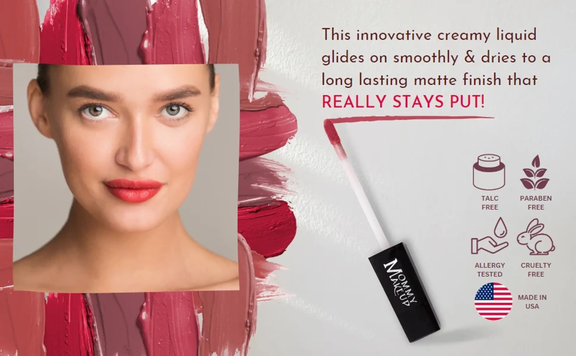 Mommy Makeup — Molly Stay Put Matte Lip Cream | Stunning Kiss-Proof Lipstick
