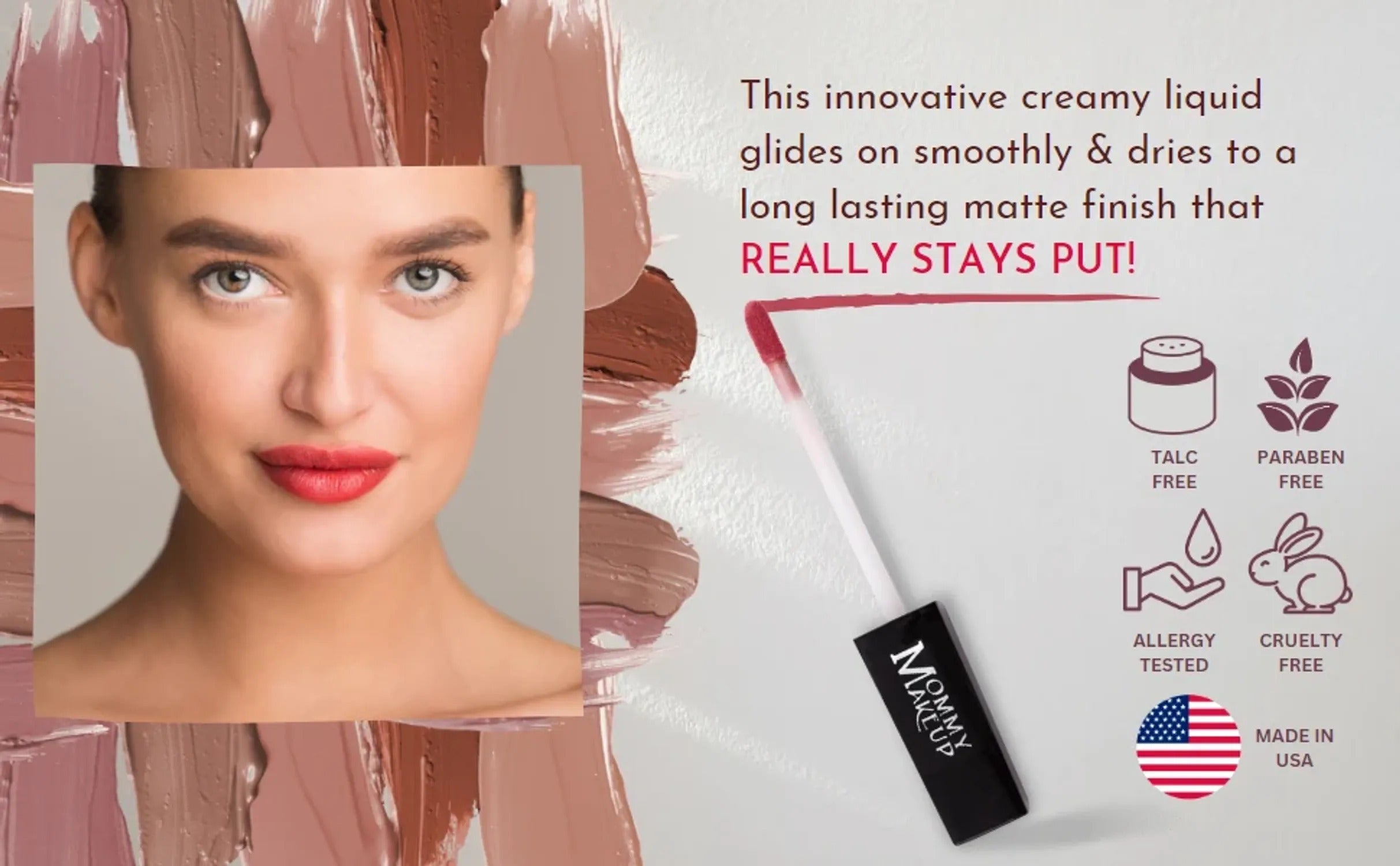 Mommy Makeup — Sienna Stay Put Matte Lip Cream | Stunning Kiss-Proof Lipstick
