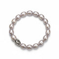 Natural Baroque Pearl Bracelet — Tahitian, Rose & Cream