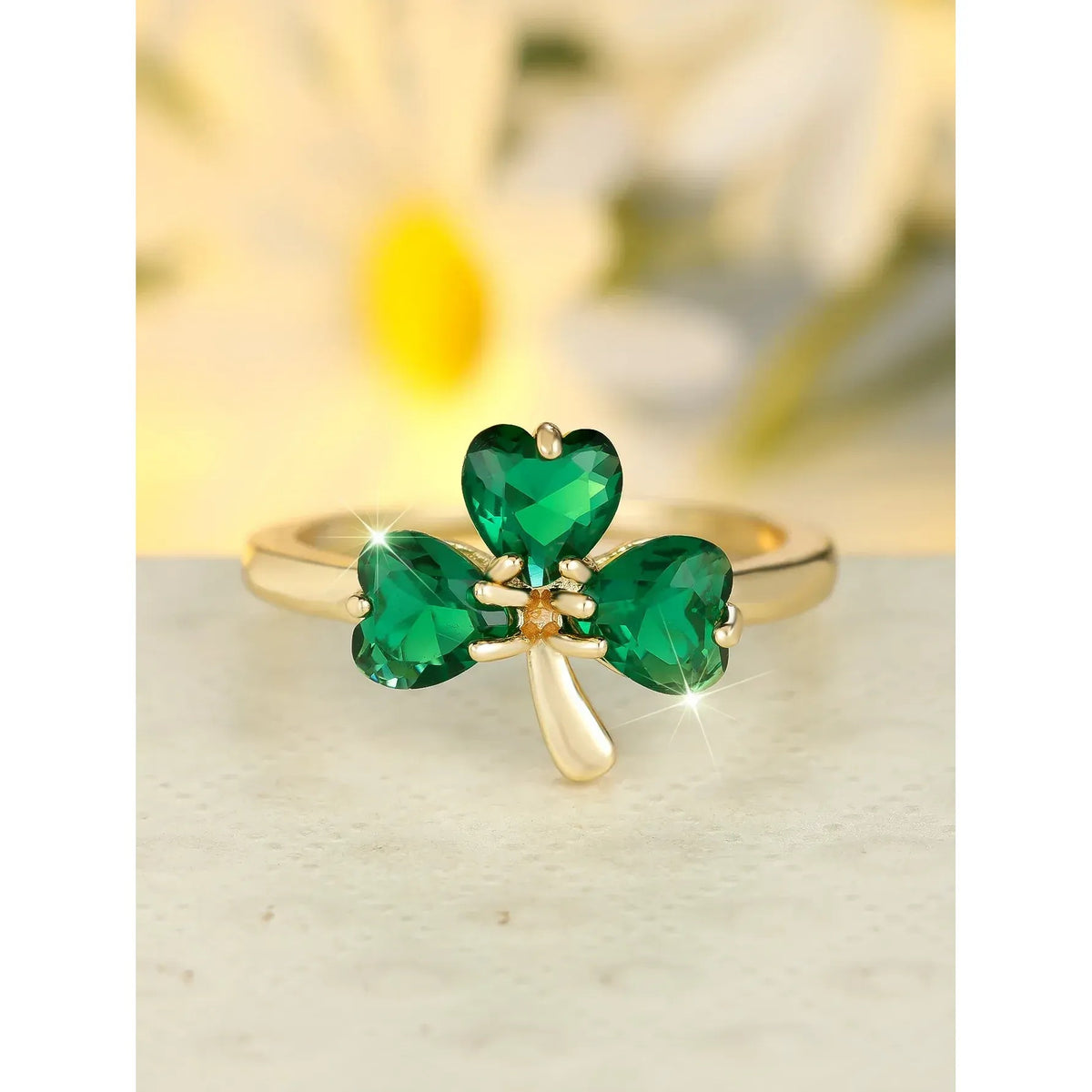 Niche-designed Gemstone-hued High-end Fingertip Accent Ring