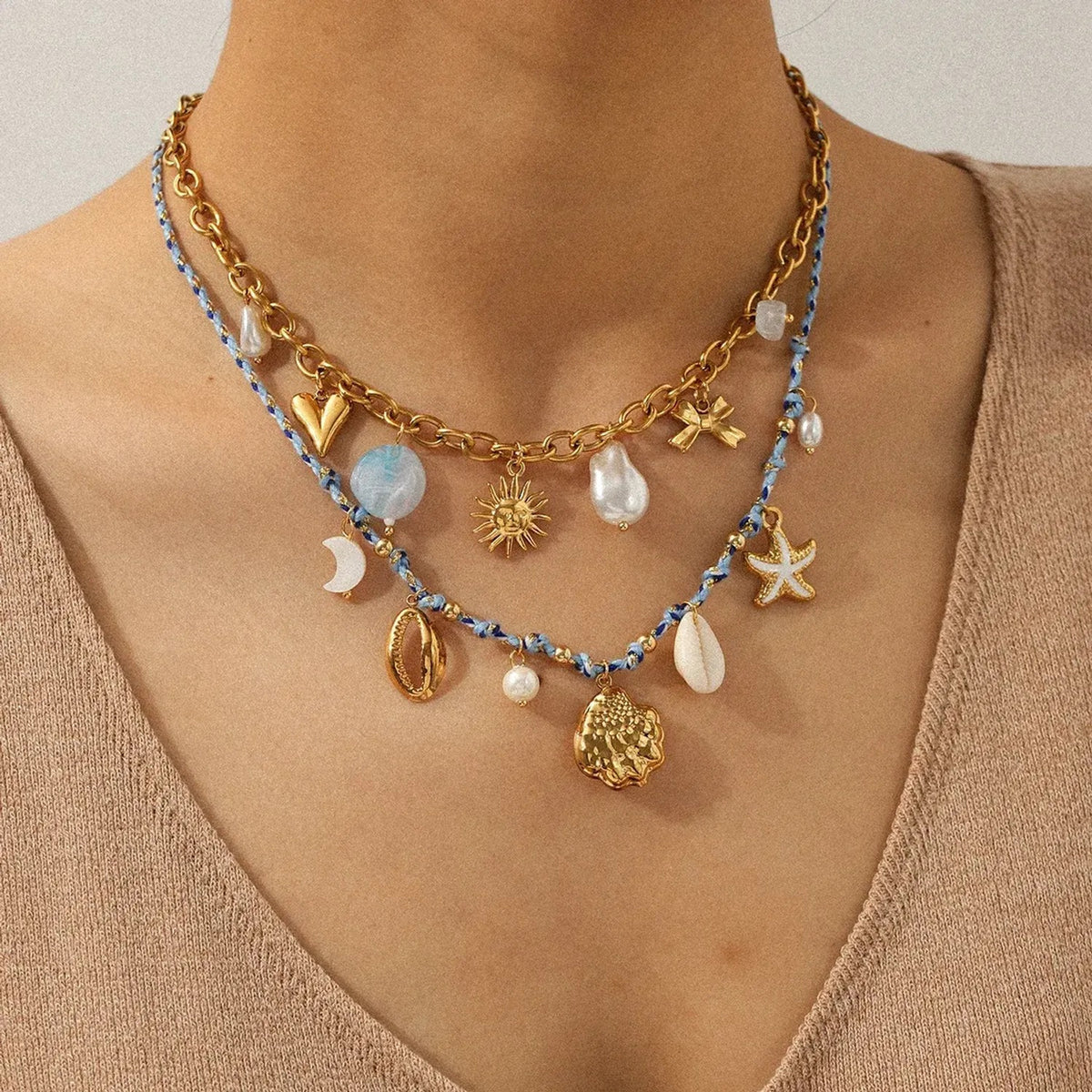 Ocean Series Stainless Steel Necklace
