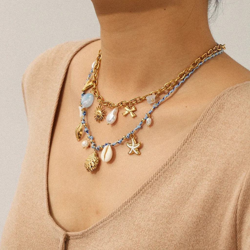 Ocean Series Stainless Steel Necklace
