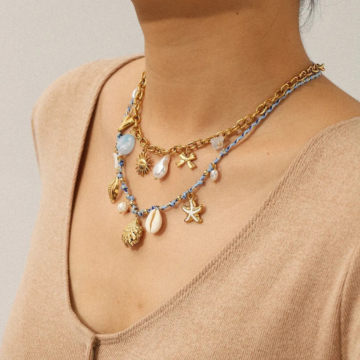 Ocean Series Stainless Steel Necklace