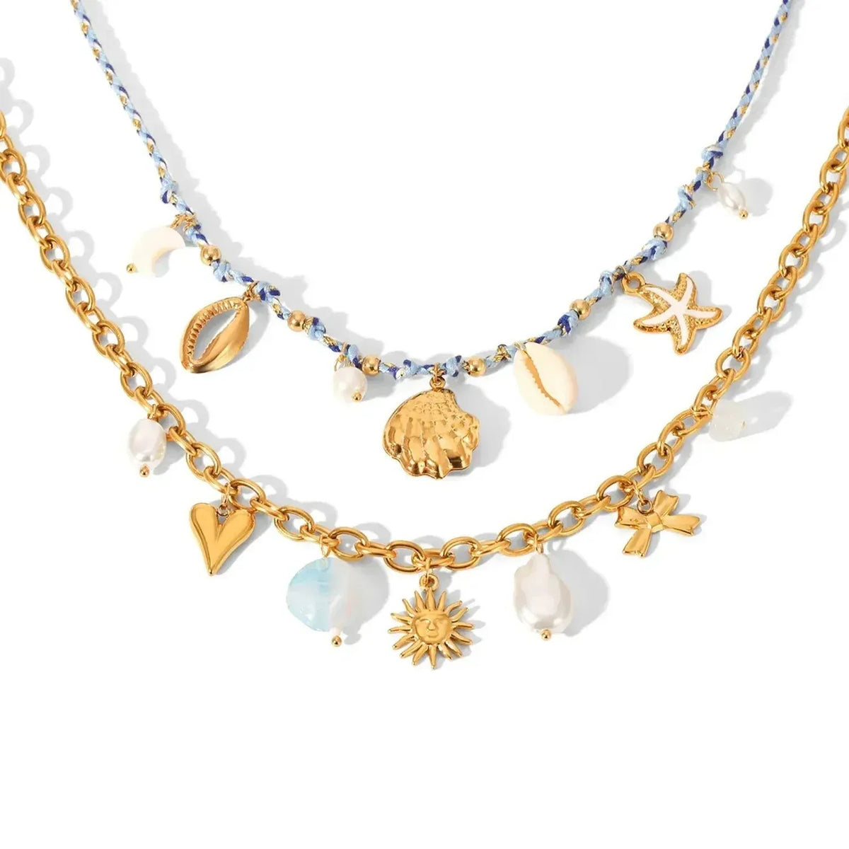 Ocean Series Stainless Steel Necklaces for Women