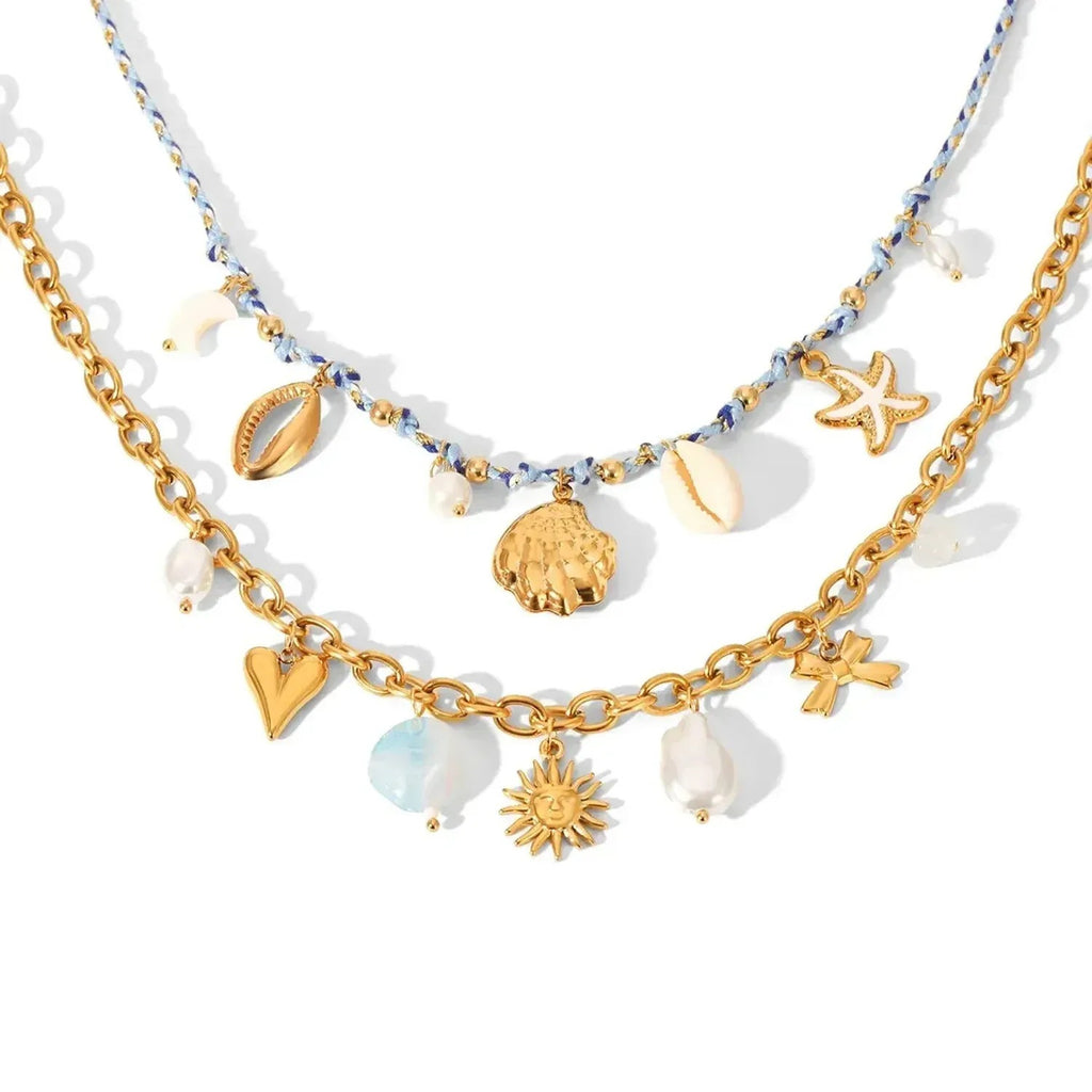 Ocean Series Stainless Steel Necklaces for Women