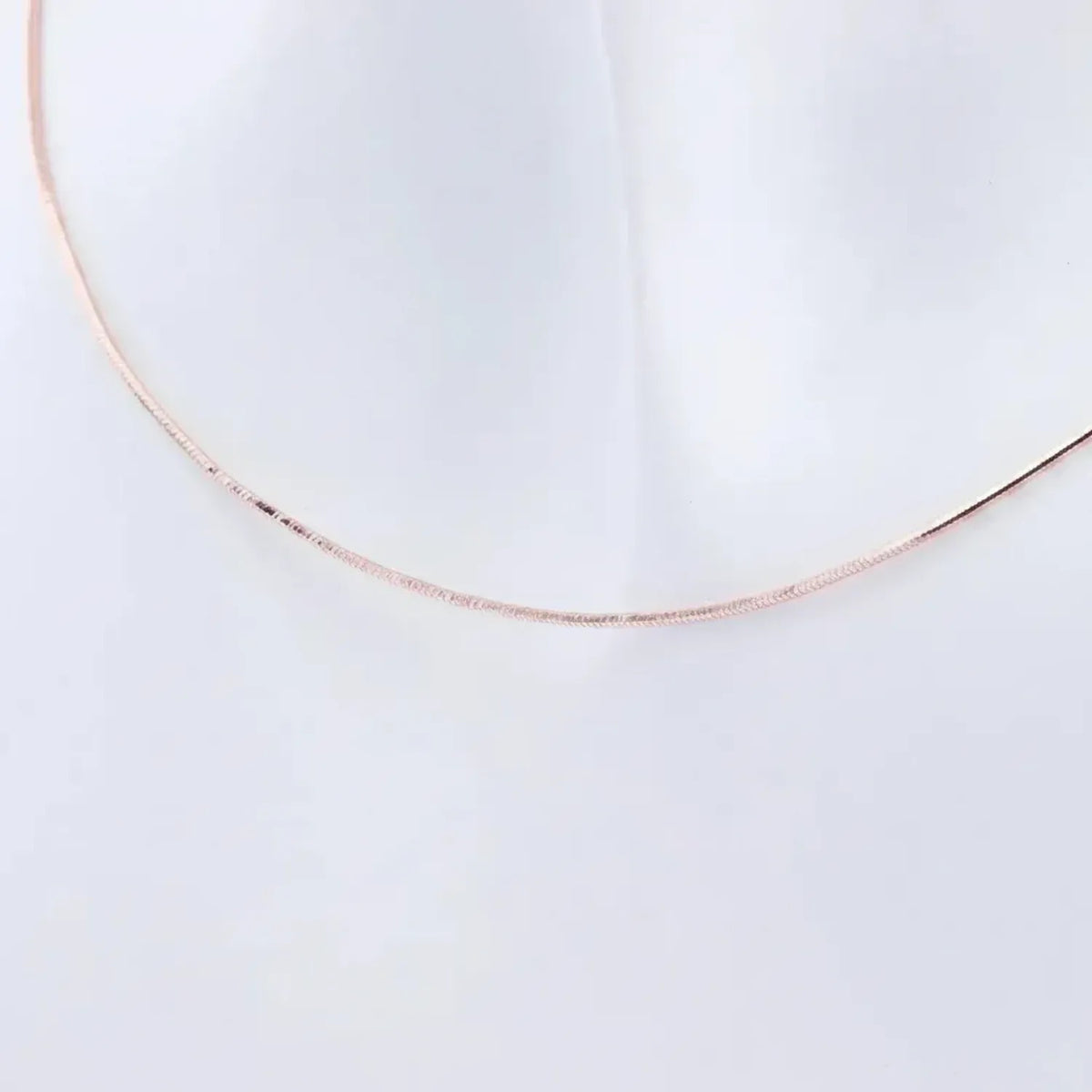 Octagonal Snake Chain Necklace - S925 Sterling Silver Gold Chain