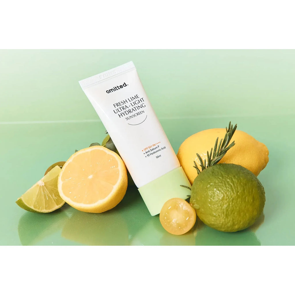 Omitted — Omitted Fresh Lime Ultra-Light Hydrating Sunscreen 50ml - Korean Skin Care