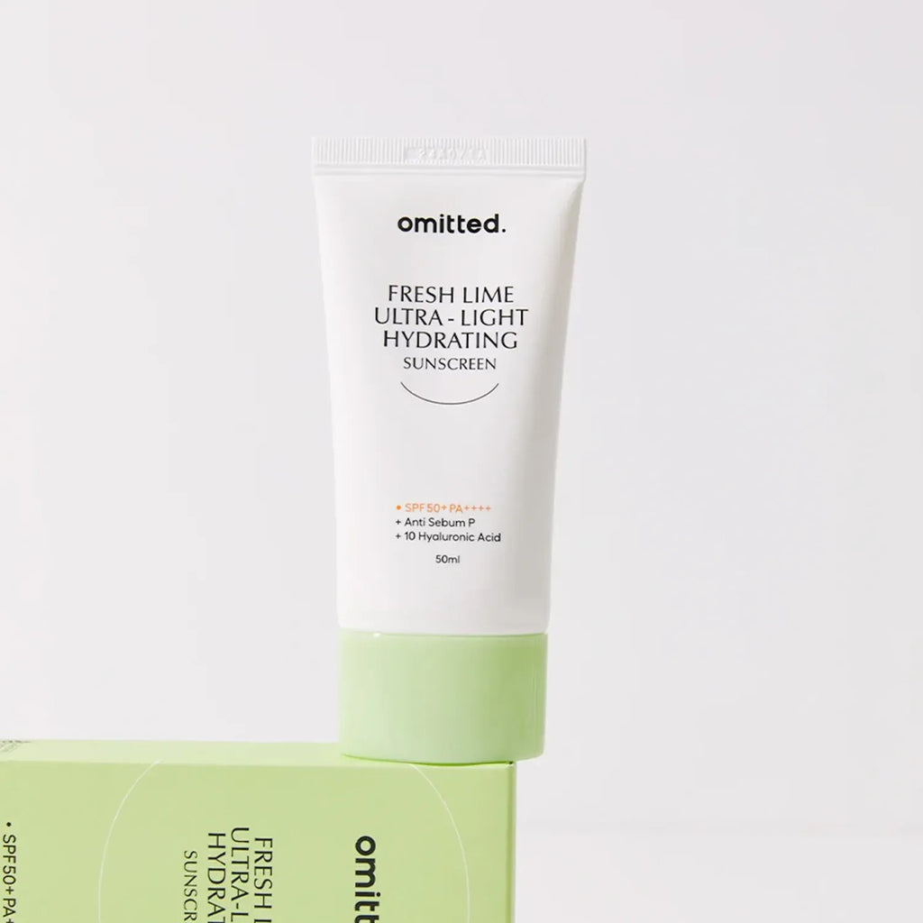 Omitted — Omitted Fresh Lime Ultra-Light Hydrating Sunscreen 50ml - Korean Skin Care