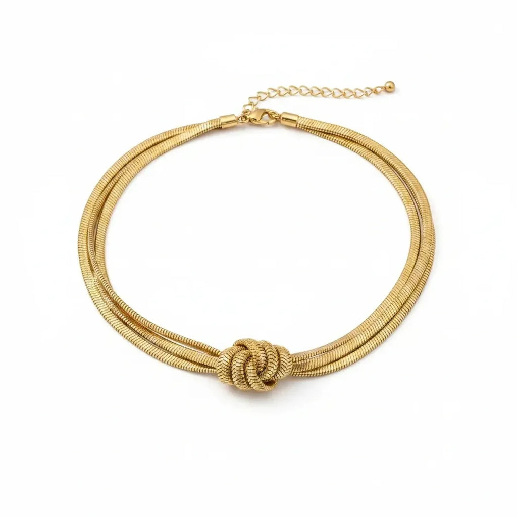 Oversized Faux Pearl Choker Necklace - Chunky Alloy Statement Jewelry for Women