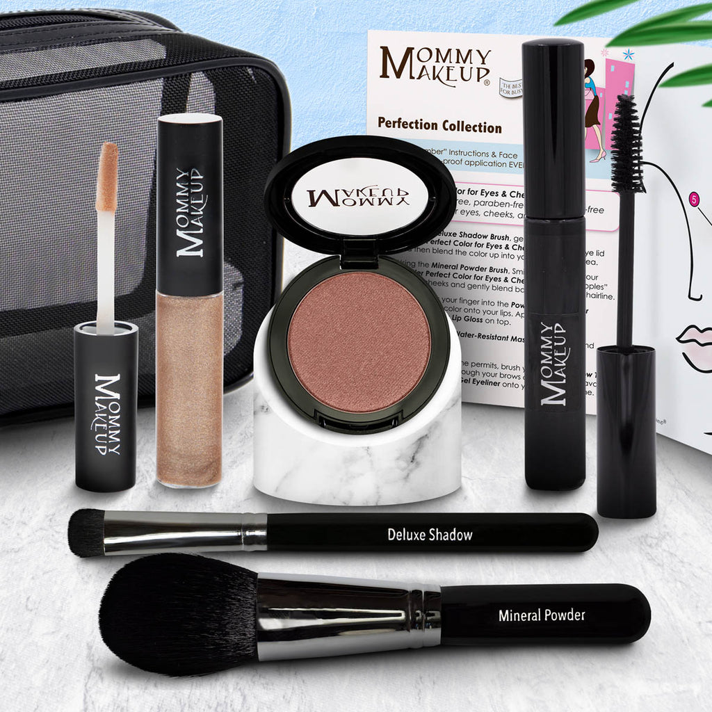 Set de Maquillaje Personalizable 6 Piezas Mommy Makeup The Perfection Collection Sin Talco Ni Silicona