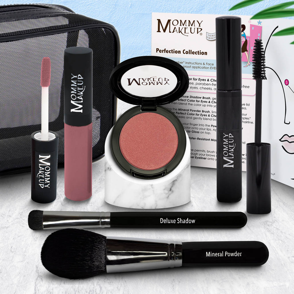 Set de Maquillaje Personalizable 6 Piezas Mommy Makeup The Perfection Collection Sin Talco Ni Silicona