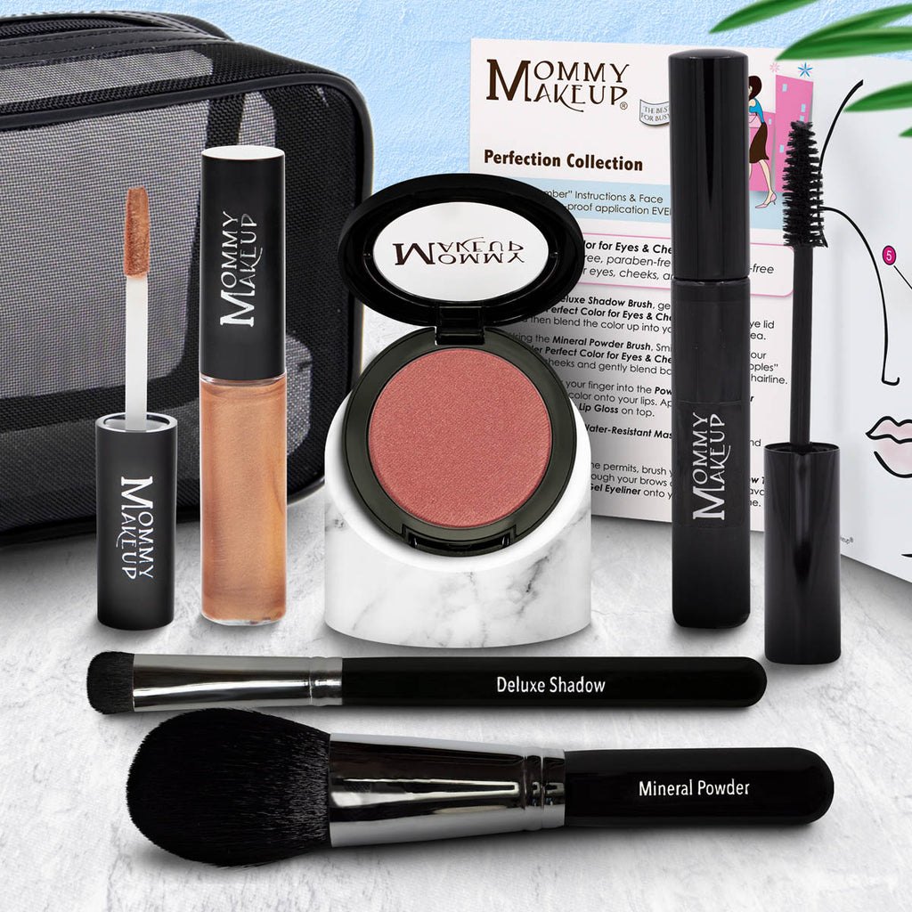 Set de Maquillaje Personalizable 6 Piezas Mommy Makeup The Perfection Collection Sin Talco Ni Silicona