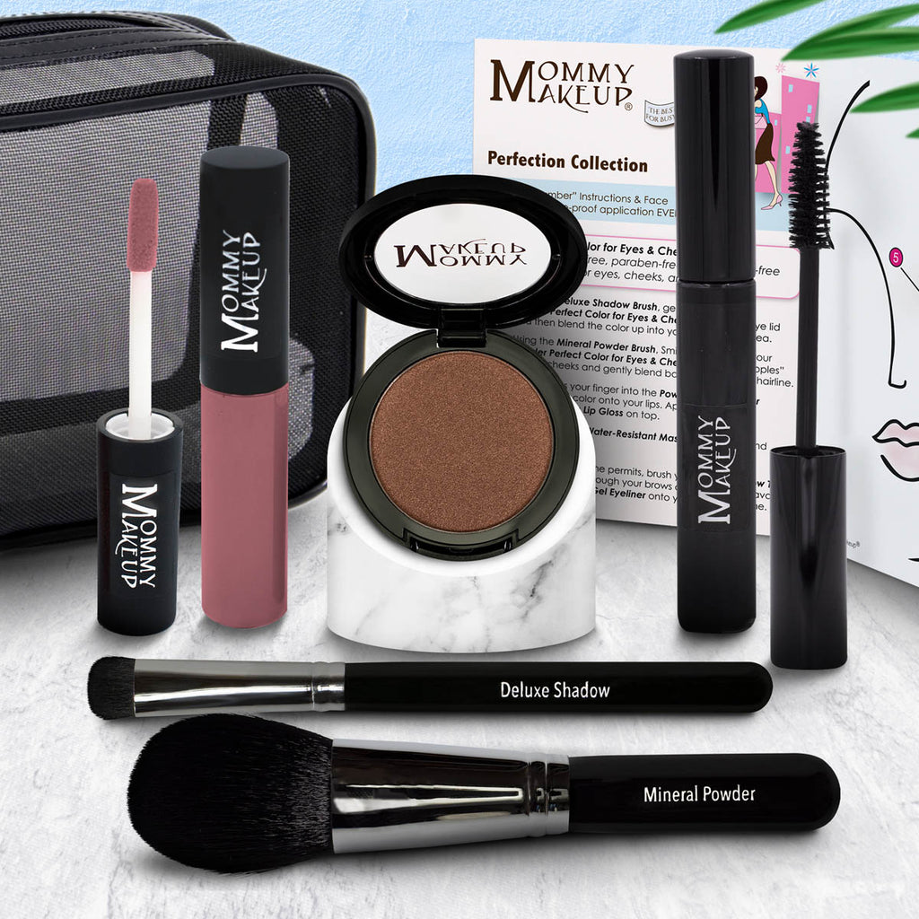 Set de Maquillaje Personalizable 6 Piezas Mommy Makeup The Perfection Collection Sin Talco Ni Silicona