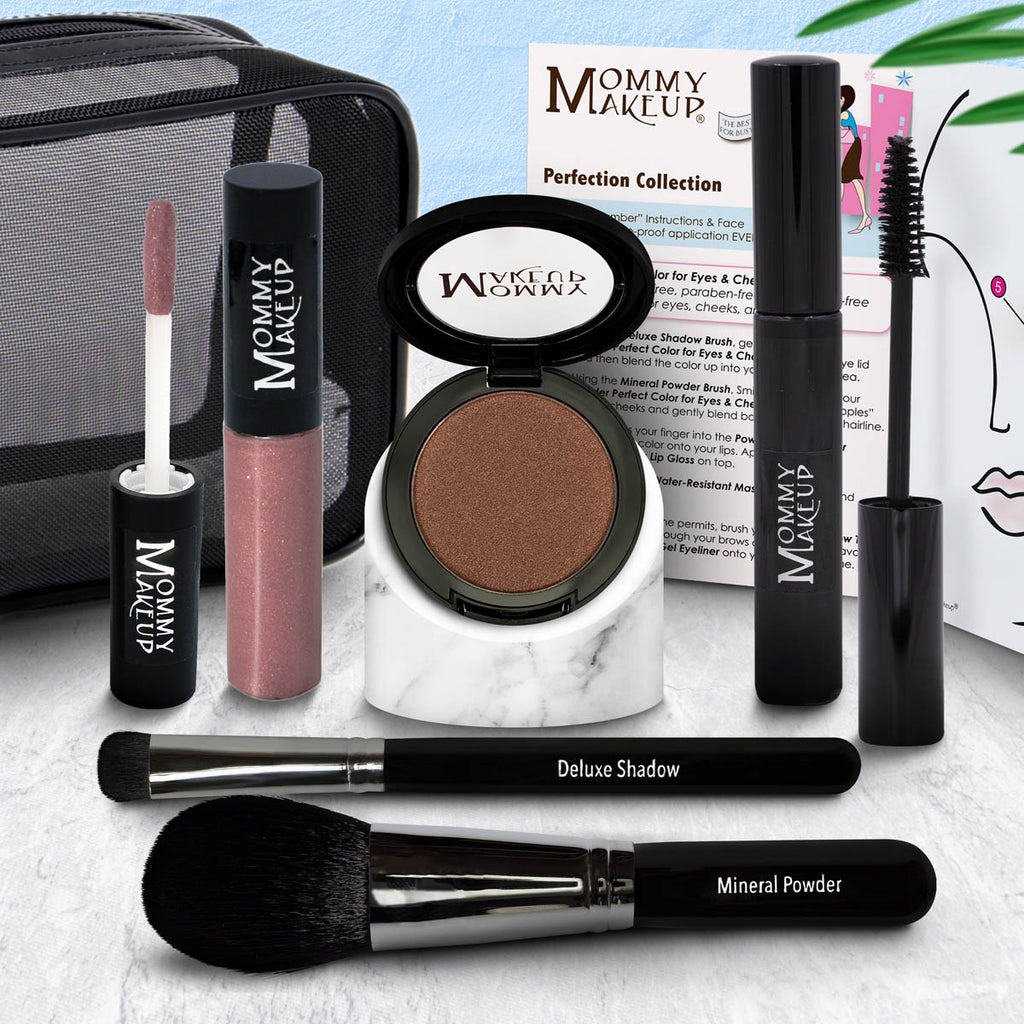 Set de Maquillaje Personalizable 6 Piezas Mommy Makeup The Perfection Collection Sin Talco Ni Silicona
