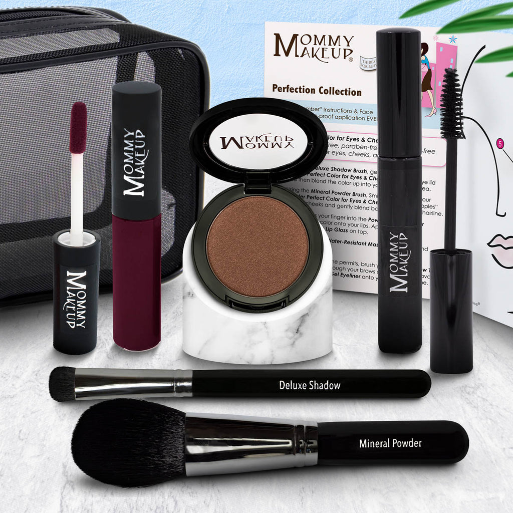Set de Maquillaje Personalizable 6 Piezas Mommy Makeup The Perfection Collection Sin Talco Ni Silicona
