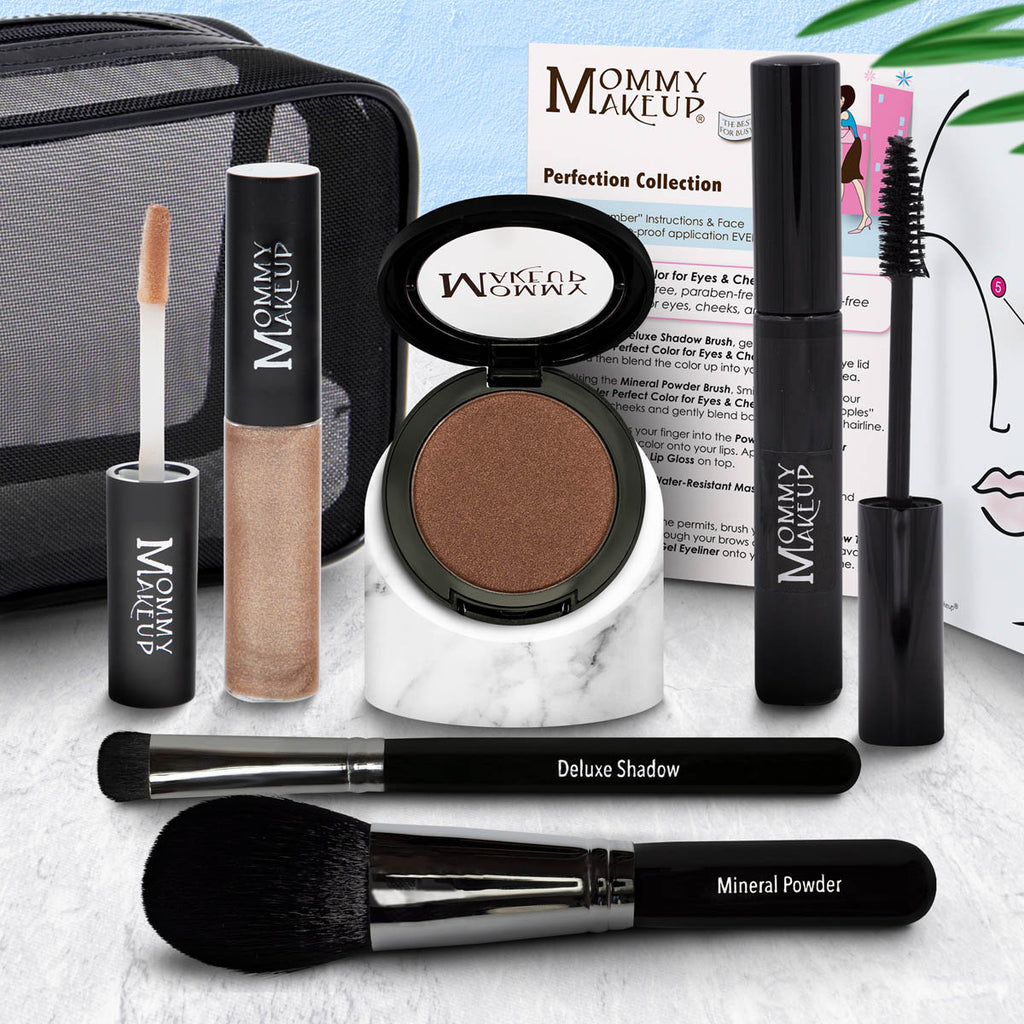 Set de Maquillaje Personalizable 6 Piezas Mommy Makeup The Perfection Collection Sin Talco Ni Silicona