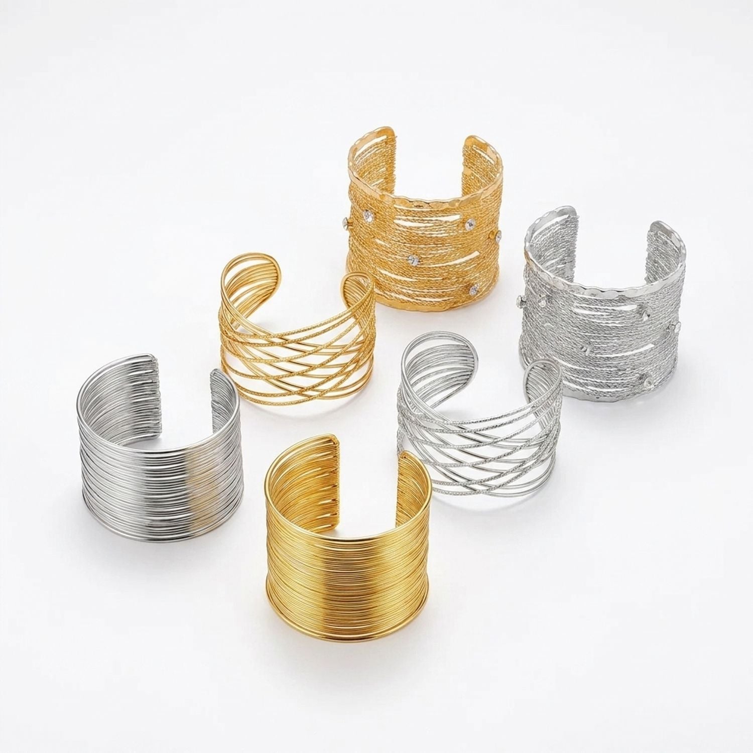 Punk Alloy Statement Bracelet – Bold Personalized Style — all variants