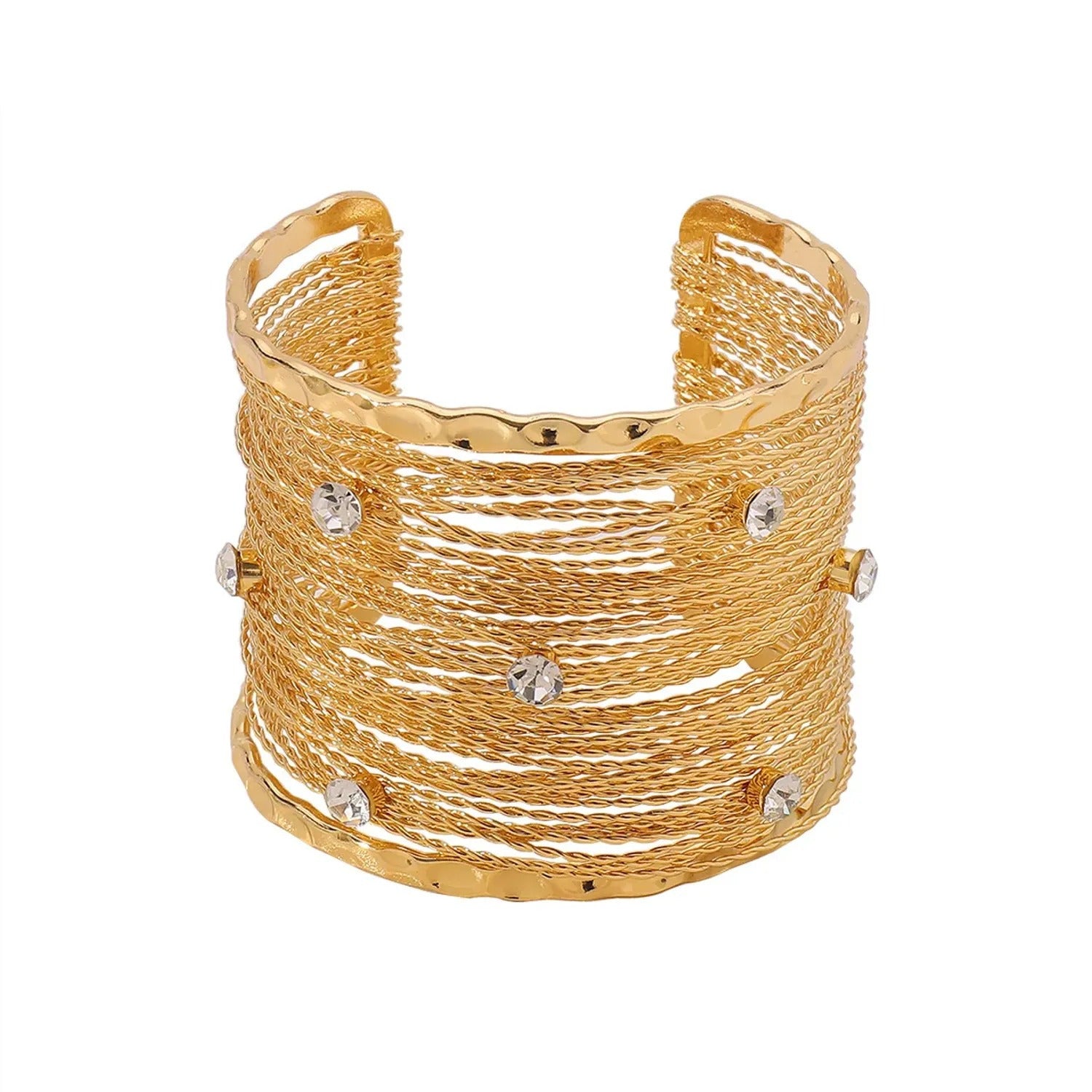 Punk Alloy Statement Bracelet – Bold Personalized Style