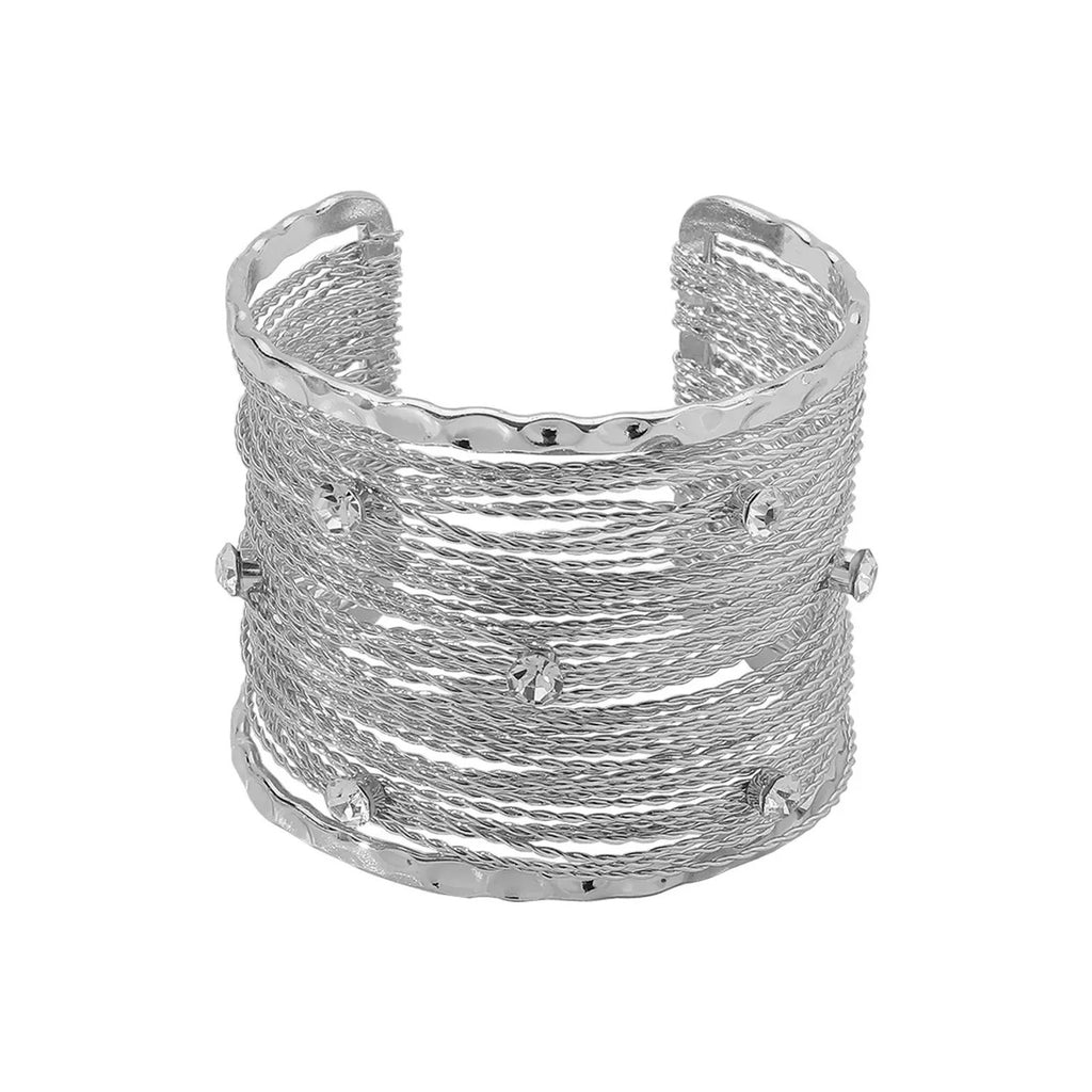 Punk Alloy Statement Bracelet – Bold Personalized Style