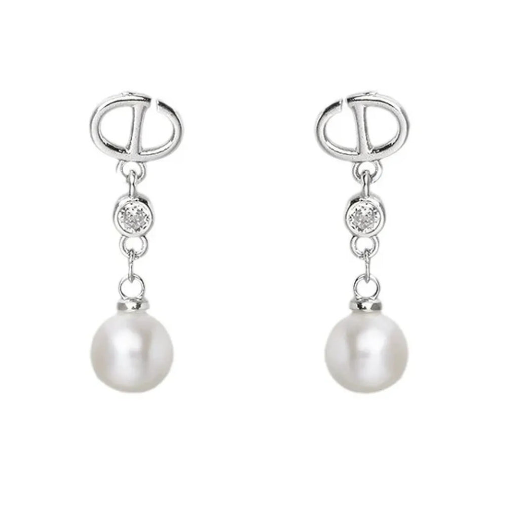 Romantic French Long Pearl Tassel Drop Earrings