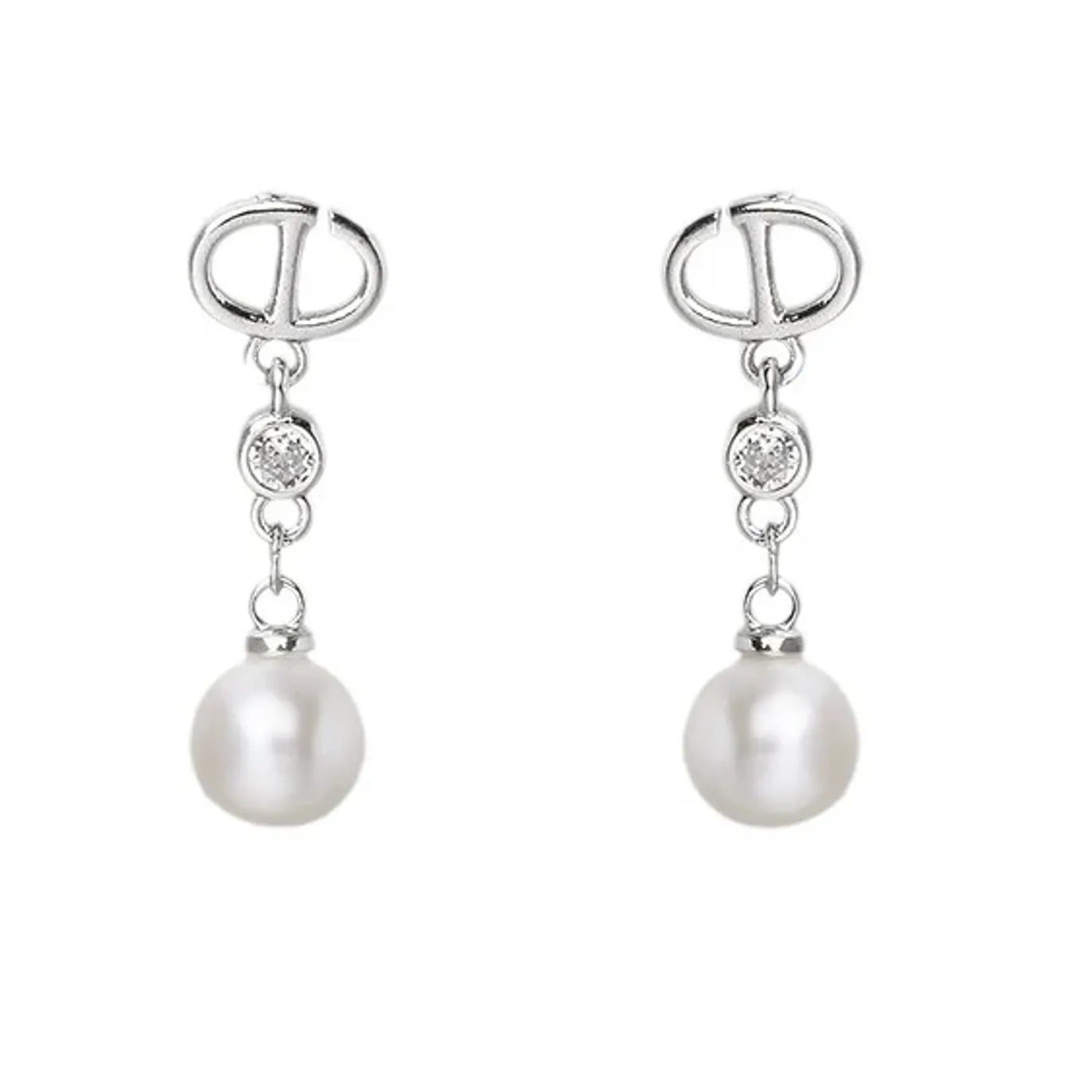 Romantic French Long Pearl Tassel Drop Earrings